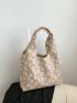 Floral Pattern Shopper Bag Preppy