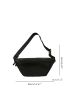 Large Fanny Pack Solid Black