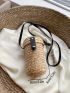 Mini Straw Bag Turn Lock Vacation