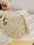 Tassel Decor Straw Bag Vacation