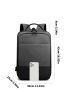 Two Tone Laptop Backpack With USB Charging Port Camping Bag With USB Charging Port