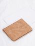 Plane & Letter Detail Passport Case PU