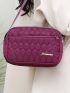 Minimalist Square Bag Small Purple