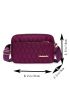 Minimalist Square Bag Small Purple