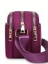 Minimalist Square Bag Small Purple