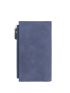 Letter Graphic Long Wallet Blue