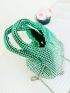 Mini Bucket Bag Rhinestone Decor Chain Glamorous