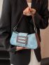 Colorblock Baguette Bag Medium Flap