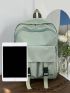 Release Buckle Decor Classic Backpack Medium Nylon