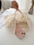 Hollowed Out Casual Knitted Bag Handbag Thick Needle & Thread Summer Beach Bag