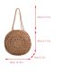 Minimalist Straw Bag Large Capacity Vacation