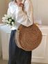 Minimalist Straw Bag Large Capacity Vacation