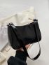 Small Shoulder Bag Stitch Detail Fashion Style