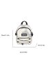 Letter Patch Classic Backpack Drawstring Design Fashion