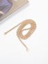 Chain Decor Bag Strap Fashion Gold