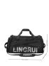 Letter Graphic Travel Bag Double Handle