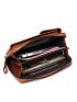 Brown Phone Wallet Pocket Front Fashionable Crossbody Bag For Daily