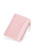 Lizard Print Small Wallet Bi-Fold Credit Card Holder With Zipper For Daily