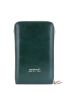 Crocodile Embossed Phone Wallet Dark Green Fashionable Pocket Front For Daily