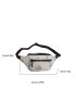 Medium Fanny Pack Without Bag Charm Casual Letter Graphic Release Buckle