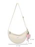 Medium Hobo Bag Without Bag Charm Fashionable Adjustable Strap Nylon