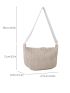 Vacation Straw Bag Zip Front