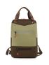 Two Tone Laptop Backpack Casual Multi Zipper