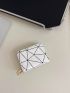 Geometric Pattern Card Holder PU