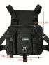 Functional Men Chest Hip Hop Camping Bag Streetwear Adjustable Package Shoulder Camping Bag