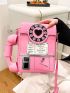 Mini Novelty Bag Telephone Design PU