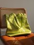 Lightweight Fashion Shopper Bag, PVC Waterproof Cloth Tote Bag, Clear Bag