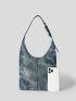 Tie Dye Bucket Bag Adjustable Strap Medium