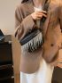 Hot Sales Fashion Wild Fringe Shoulder Pu Lady Bag For Women