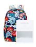 3pcs Bag Set Backpack Square Bag Flower Pattern