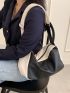 Two Tone Hobo Bag PU