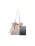 Large Bucket Bag Drawstring Design Minimalist