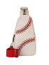 Baseball PU Mini Sling Bag