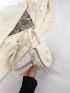 Minimalist Saddle Bag Mini Flap White