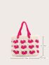 Two Tone Crochet Bag Heart Pattern