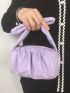 Mini Minimalist Ruched Bag