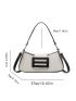 Colorblock Baguette Bag Medium Flap