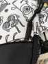 Cartoon Graphic Sling Bag Mini Preppy