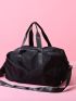 Minimalist Travel Bag Small Black Wet Dry Separation