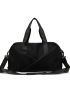 Minimalist Travel Bag Small Black Wet Dry Separation