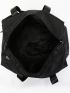 Minimalist Travel Bag Small Black Wet Dry Separation