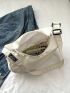 Minimalist Hobo Bag Medium White