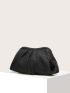 Vacation Straw Bag Black For Outdoor Travel