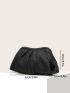 Vacation Straw Bag Black For Outdoor Travel