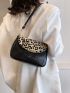 Leopard Print Square Bag for Women