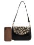 Leopard Print Square Bag for Women